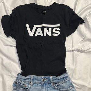 Black Size Small Vans Off the Wall Tee